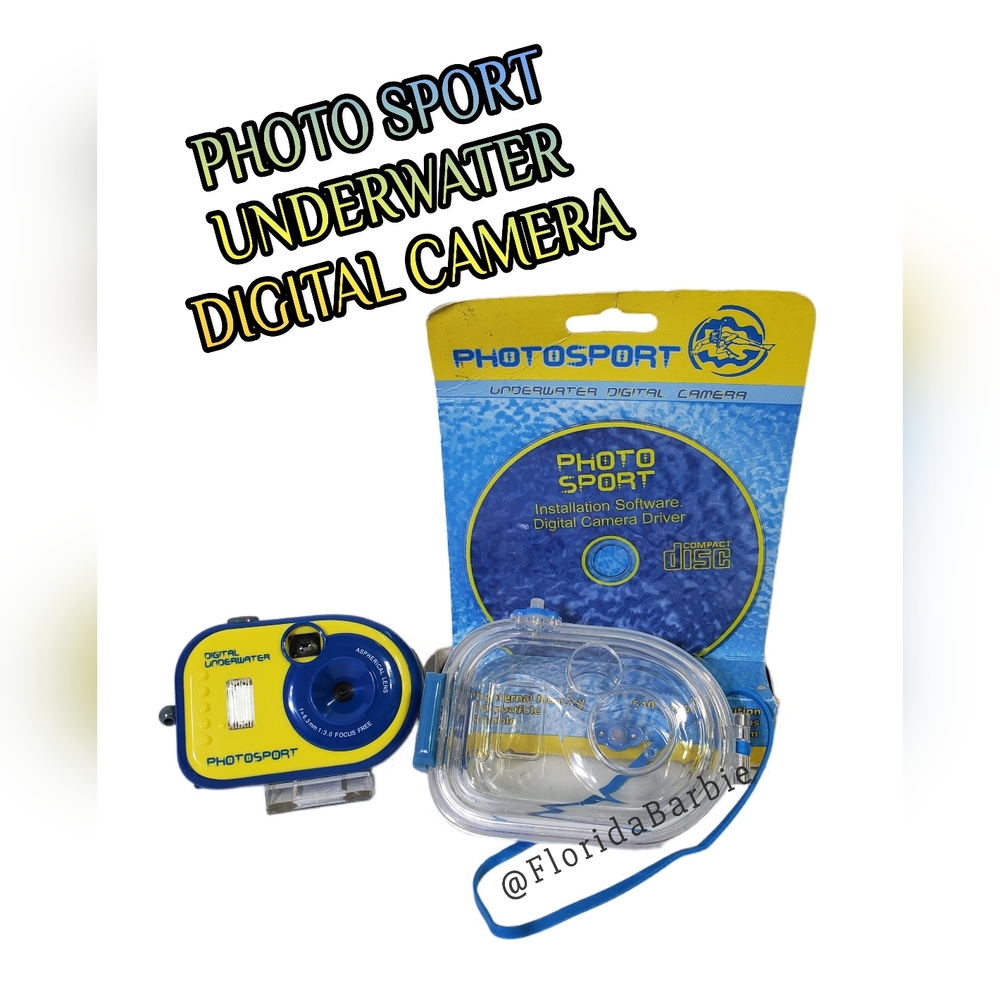 Y2K Retro Photosport Digital Electronics Underwater Vintage Photography Camera
